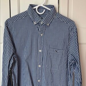 Men's Blue Checkered Shirt